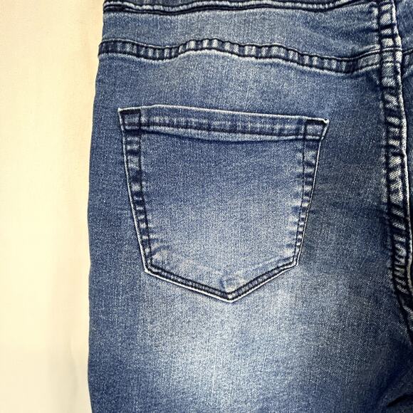 Dkny Jeans Bermuda Shorts  Small Denim pull-on stretch women's blue - Picture 6 of 11